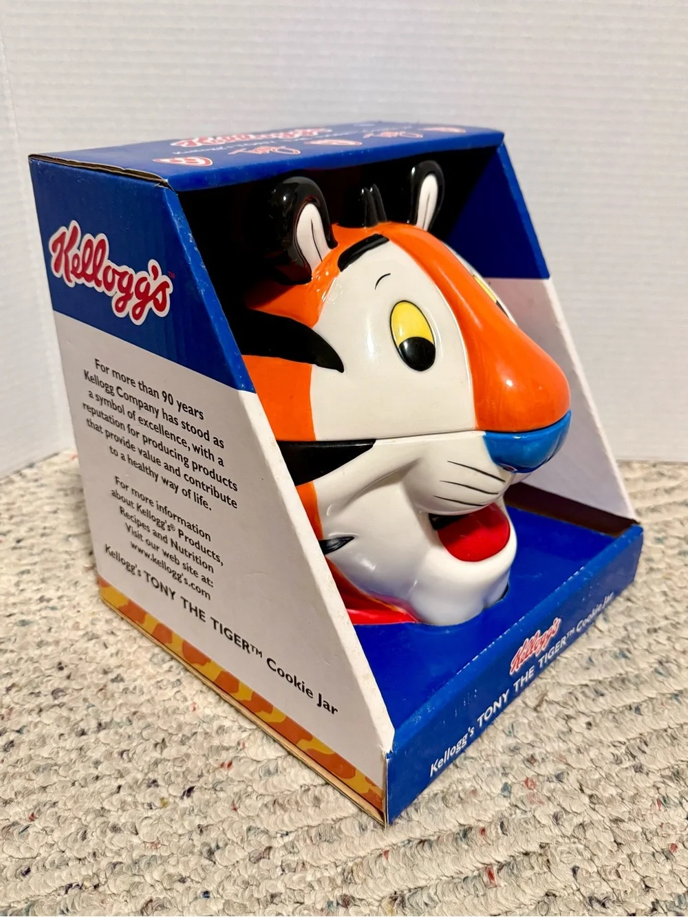 Vintage Still In Box Kellogg Tony The Tiger Cookie Jar
